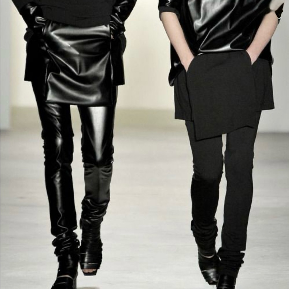 Rad Hourani Faux Leather Pants 🖤